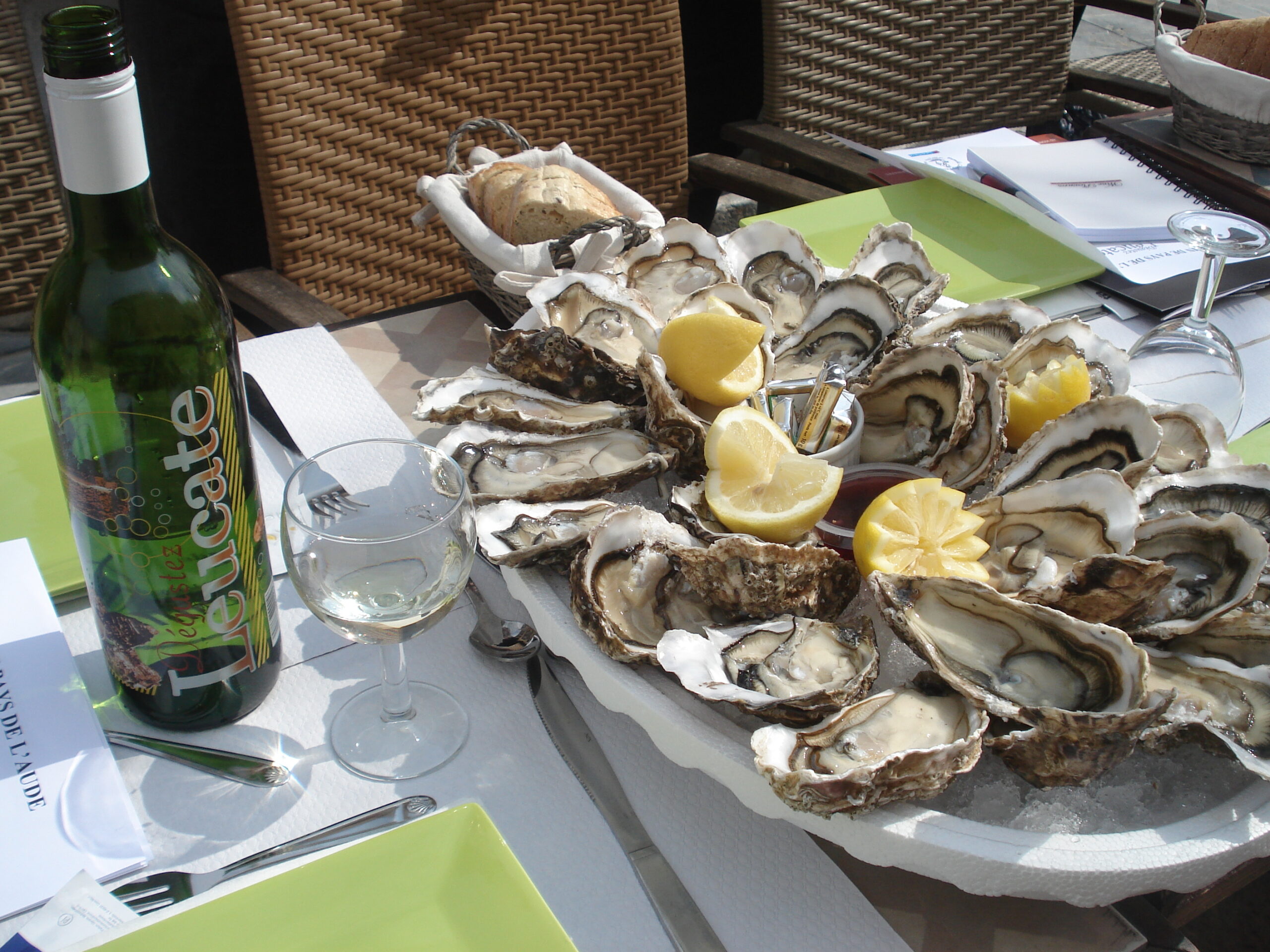 Wine & Oyster Pairing in Leucate, Languedoc-Roussillon