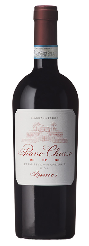 Primitivo di Manduria Riserva Piano Chiuso - 50 Great Red Wines of the World by Wine Pleasures